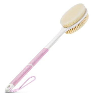 Imagem de Esfoliante Corporal Backski - Antiderrapante com Alça Longa - Rosa