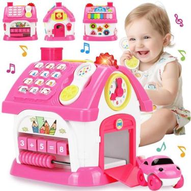 Imagem de Casa Musical Montessori Dreampark 8 em 1 para Meninas (1 a 2 anos)