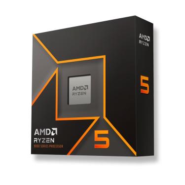 Imagem de Processador AMD Ryzen 5 9600X 3.9GHz (5.4GHz Turbo) 6 Cores 12 Threads AM5 38MB Radeon Graphics Sem Cooler - 100-100001405WOF