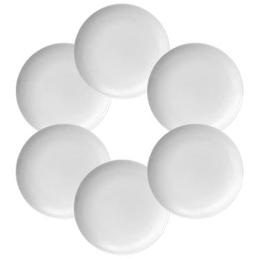 Imagem de Jogo com 6 Pratos Rasos em Opaline Branco 27cm