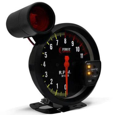 Imagem de Conta Giro Esportivo Universal Tuning Led 7 Cores Rpm