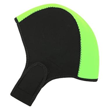 Imagem de HETSUM CAOPO TERMAL NATA TERMA SURF CAOH CAPEL DOL PROTEÇÃO UV Secagem rápida para homens Mulheres Nylon de borracha de cloroprene (Verde preto)