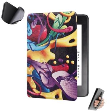 Imagem de GUKSRASO Capa para 6.8" Kindle Paperwhite 11ª Geração/Signature Edition (Modelos: M2L3EK/M2L4EK) - com Material TPU e Alça de Mão