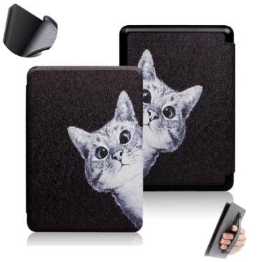 Imagem de GUKSRASO Capa para 6" Kindle 11ª Geração (2024/2022, Modelo: C2V2L3/RS23CV) - Despertar/Suspender Automático Inteligente,Material TPU e Alça de Mão