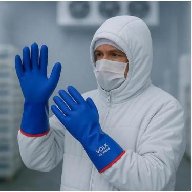 Imagem de Luva Térmica Impermeável Frio Volk para baixas temperaturas XG, AZUL C