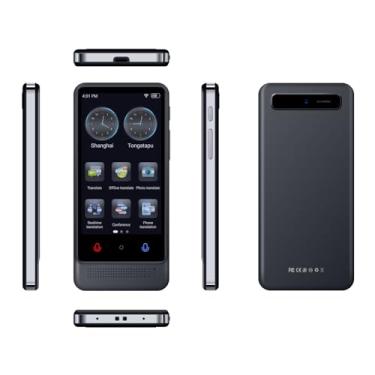 Imagem de Sanpyl Dispositivo Tradutor de Voz Instantâneo, Tradutor de Idiomas AI Com Tela Sensível Ao Toque de 4 ", Sem WiFi para Tradução Off-line de Fotos, para Viagens e Negócios