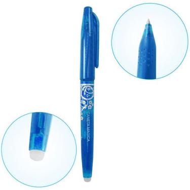 Imagem de 02 Canetas Apaga Com Calor Magica Azul Patchwork Scrapbook. - De Acord