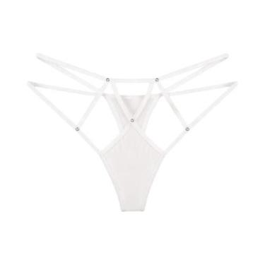 Imagem de Calcinhas De Renda De Cintura Baixa Para Mulheres, Lingerie Transparen