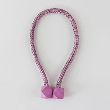 Imagem de Cinta de cortina cortina criativa fivela magnética sem perfuração sem instalação fivela de cortina de ligação de corda amarras de corda, T5,4 pcs