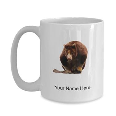 Imagem de Caneca personalizada Matschies-tree-canguru, caneca de café Matschies-tree-canguru, ideia de presente Matschies-tree-canguru - Caneca de café de 425 g