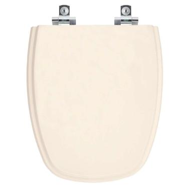 Imagem de Assento Sanitário Soft Close Monte Carlo Amendoa Para Vaso Deca