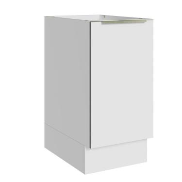 Imagem de Balcão 40 Cm 1 Porta (sem Tampo) Branco/Branco Veludo