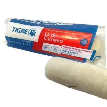 Imagem de Rolo 100% lã de carneiro premium 23cm sem cabo (1316) Tigre