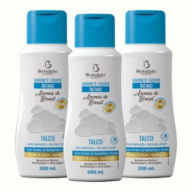 Imagem de KIT 3 UNDs Sabonete Íntimo Líquido Talco Bio Instinto 600 ml  Testado 