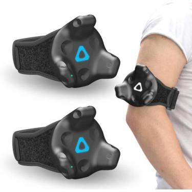 Imagem de VR Tracker Straps Skywin para HTC Vive, pacote com 2 (rastreadores não