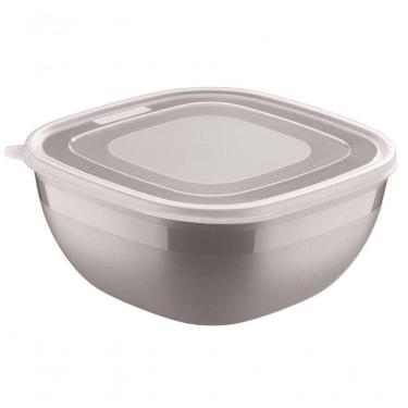 Imagem de Pote Tramontina Mixcolor Em Polipropileno Cinza 4 Litros