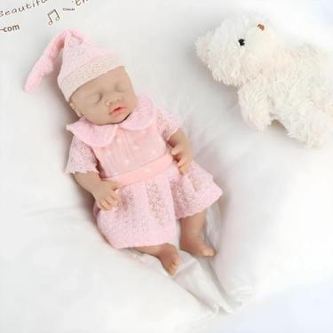 Imagem de Boneca De Silicone Realista Reborn De 7 Polegadas, Corpo Inteiro, Meni