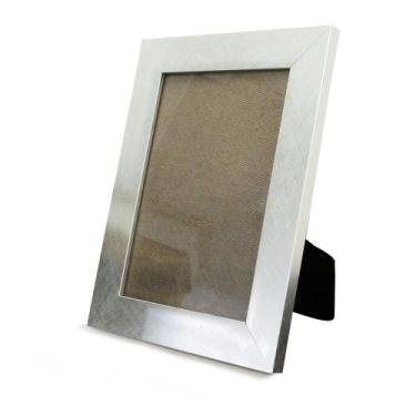 Imagem de Porta Retrato Slim Prata Telado - TaColado, 10 x 15 cm