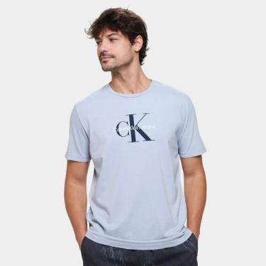Imagem de Camiseta Calvin Klein Re Issue Masculino, Lilás, P