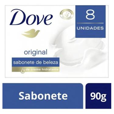 Imagem de Sabonete Em Barra Dove Original 90 G 8 Unidades