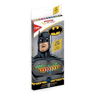 Imagem de Lápis De Cor - 12 Cores - Batman