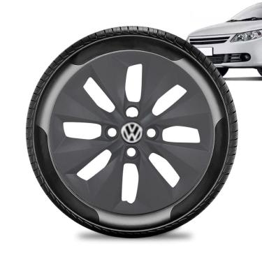 Imagem de Calota Volkswagen Voyage G5 e G6 aro 14 2013 15 Grafit Fosca