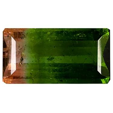 Imagem de Pedra preciosa solta turmalina de 1,78 ct octógono (10 x 5 mm) não aquecida/não tratada