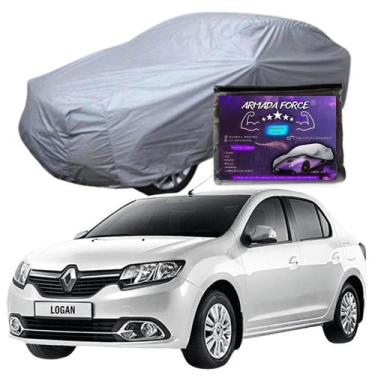 Imagem de Capa Cobrir Carro LOGAN 100% Forrada Armada Force 100% Impermeável For