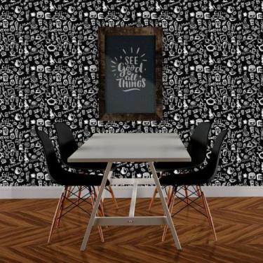 Imagem de Papel De Parede Casual Coffee Auto Colante 3M - Artetik Digital