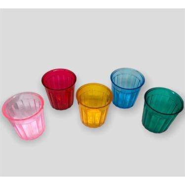 Imagem de Kit 120 Copo Shot Acrílico 50ml Dose Degustação Copo Cachaça - MGB, Co
