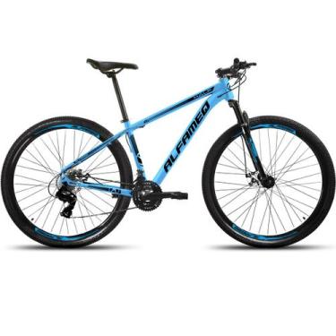 Imagem de Bicicleta Aro 29 Alfameq Half Freio A Disco Bike 24 Marchas, Azul, 21