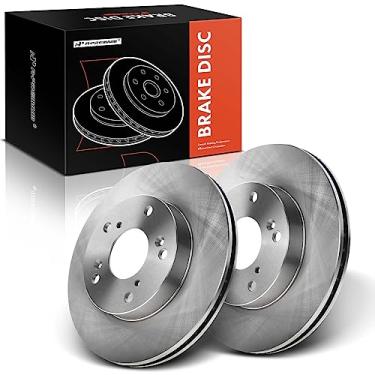 Imagem de A-Premium Rotores de freio a disco ventilados frontais de 10,31 polegadas (262 mm) compatíveis com modelos selecionados Honda e Acura - Civic 2012-2015, ILX 2013-2015, conjunto de 2 peças