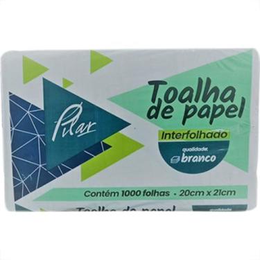 Imagem de Papel Toalha Branco 20X21Cm C/1000 Pilar