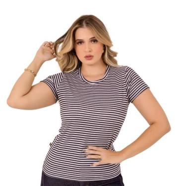 Imagem de Kit 3 Blusinhas Femininas Suede Curtas Estampadas - Fortaleza Jeans, M