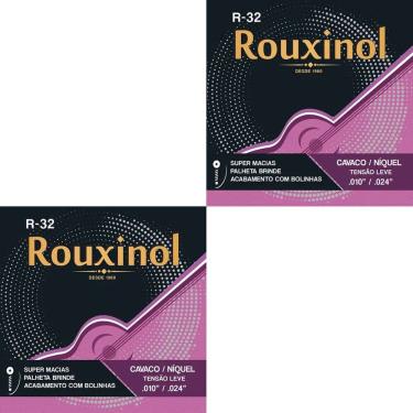 Imagem de Kit 2 Encordoamento Cavaquinho Tensão Leve “0.24 R32 Rouxinol