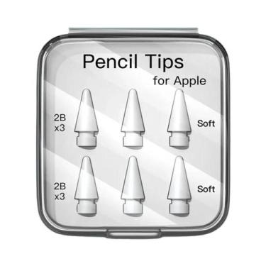Imagem de Estojo para Apple Pencil (1ª e 2ª Geração) - Soft, Hard e com Nibs 2B 