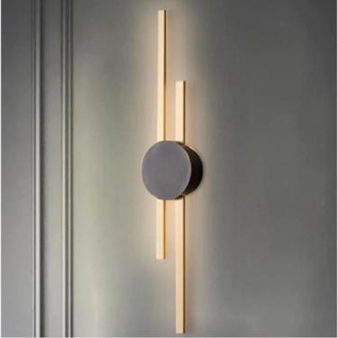 Imagem de Luminária Arandela 60Cm Barra Linear Duplo Led Minimalista - GIMPO