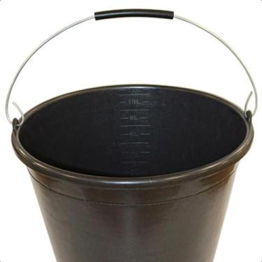 Imagem de Balde Plástico Reforçado PP e Ferro 12 Litros Bestfer
