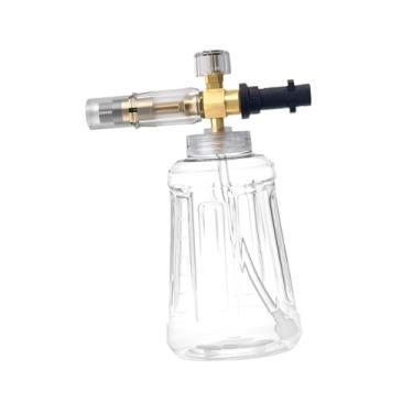 Imagem de Generic Pulverizador de alta pressão para lavagem de carros, portátil, 1L, multiuso, 1/4 de polegada, conexão rápida, garrafa de espuma de grande capacidade, 26x15x11cm