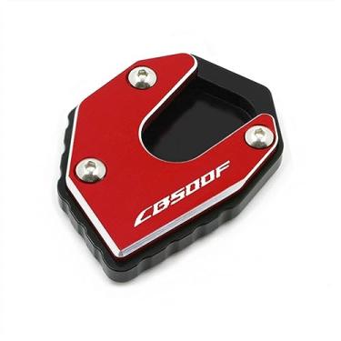 Imagem de Acessórios para motocicletas Placa de extensão para descanso lateral, placa ampliadora, suporte para descanso lateral, para CB650F CBR650F CB500F CB500X NC700D