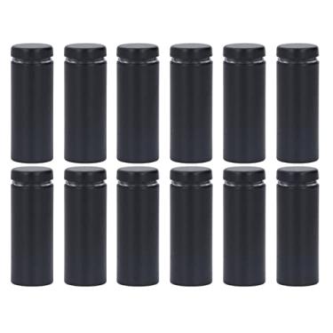 Imagem de KIMISS 12pcs Parafusos de Aço Inoxidável Pesado para Placa de Acrílico e Montagem de Espelho - Kit de Fixação de Unhas de Publicidade de 19x50mmm