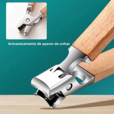 Imagem de Cortador De Unhas De Aço Inoxidável Com Borda Afiada Para Manicure E P