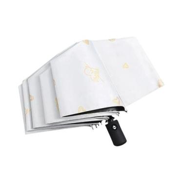 Imagem de Guarda-chuva Automático Dobrável Unissex, Guarda-sol, Chuva, Sol, Dupl