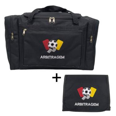 Imagem de Kit Bolsa Mala de Arbitragem Personalizada M e Porta Documentos