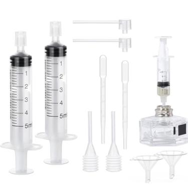 Imagem de Kits de ferramentas de bomba de transferência de refil de perfume, 10 peças de ferramenta de decantador de perfume para transferência de perfumes para garrafas vazias, extrator de perfume para viagem