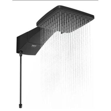 Imagem de Ducha Hydra Quadratta Max Eletronica 220V/7700W Preta - Zagonel