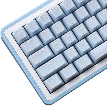 Imagem de Hyekit Teclas Blue Jade, Double Shot PBT&PC, teclado, gelatina, 142 teclas, cereja, perfil, conjunto de teclas para teclado mecânico magnético 60%/65%/75%/TKL/96%/100%