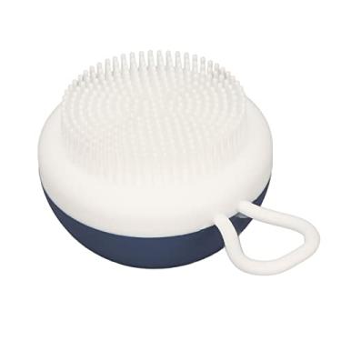 Imagem de Escova de Banho para Gatos, Escova de Mão para Cuidados Com Animais de Estimação Com Recipiente para Xampu Escova de Banho para Cuidados Com Gatos para Lavar e Massagear Cães e Gatos (Pincel fino)