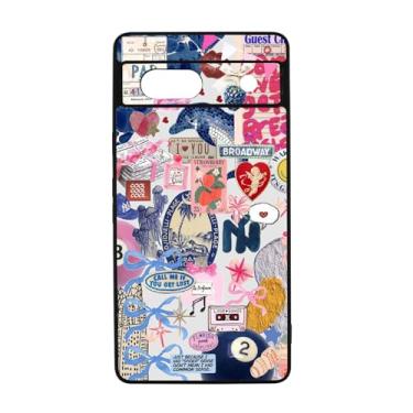 Imagem de qizjio Capa de telefone colagem moderna à prova de choque coquete estética capa de telefone para Google Pixel 7A