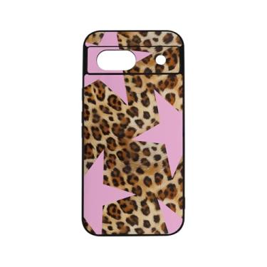 Imagem de qizjio Capa de telefone com estampa de chita à prova de choque leopardo Y2K Star capa de telefone para Google Pixel 8A